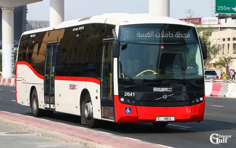 by bus