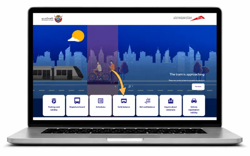 Salik Balance Check Through the RTA Dubai App
